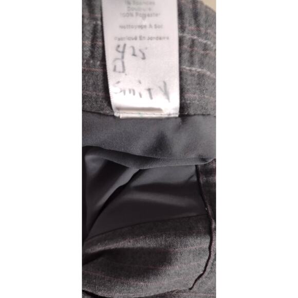 Talbots women's gray pink plaid Italian flannel trousers pants slacks Size 8 - Picture 12 of 12